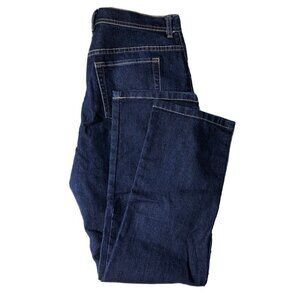 Gloria Vanderbilt Amanda Womens 32x30 12 Blue Denim Jeans Straight High Rise Mom